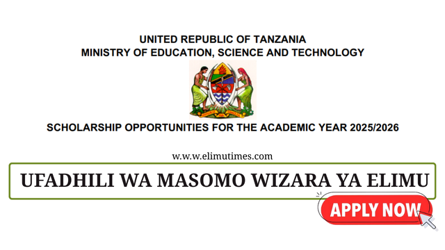 Wizara ya Elimu Scholarships 2025 – Study Abroad Opportunities for Tanzanians