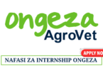 Customer Service Internship at Ongeza AgroVet May 2025