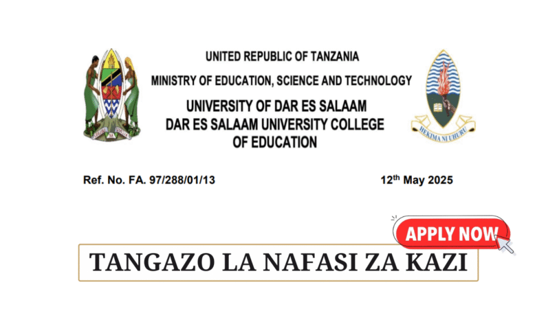 DUCE New Vacancies May 2025