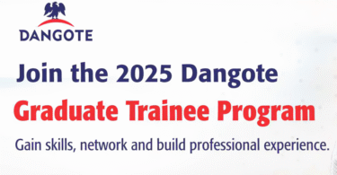 Dangote Paid Graduate Trainee Program 2025