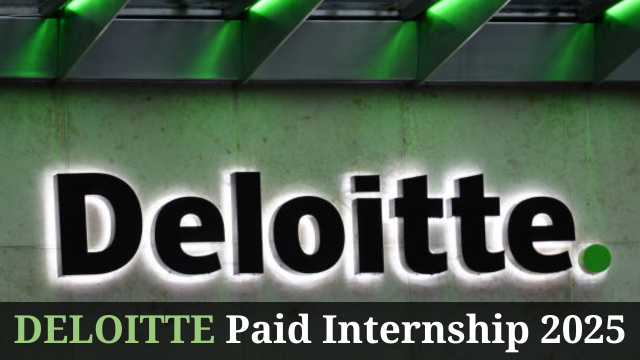 Deloitte Paid Internship Program 2025
