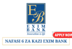 Exim Bank Tanzania Vacancies May 2025
