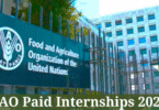 FAO Paid Student and Graduate Internship Pragramme 2025