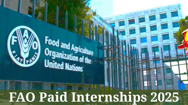 FAO Paid Student and Graduate Internship Pragramme 2025