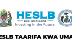 HESLB 1413 Diploma Students Get Loans in March 2025 cyle