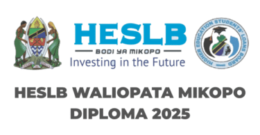 HESLB Waliopata Mikopo Diploma Loan Beneficiaries 2025