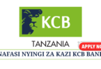 KCB Bank Tanzania Vacancies 2025