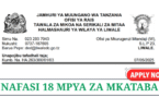 Liwale District Council Vacancies May 2025