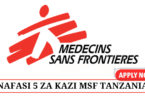 MSF Tanzania Job Vacancies May 2025