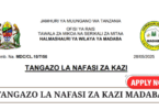 Madaba District Council Vacancies May 2025