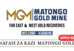 Matongo Gold Mine Vacancies 2025
