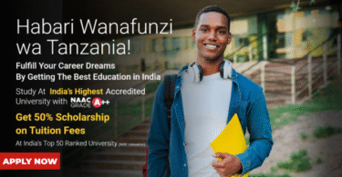 Parul University Scholarships for Tanzania Students 2025-2026