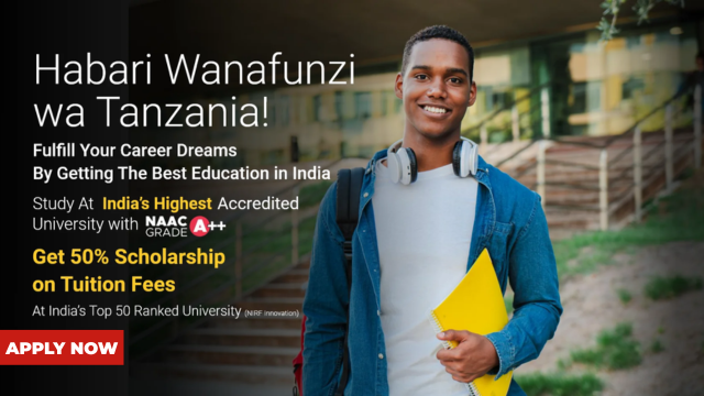 Parul University Scholarships for Tanzania Students 2025-2026