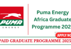 Puma Energy Africa Graduate Program 2025