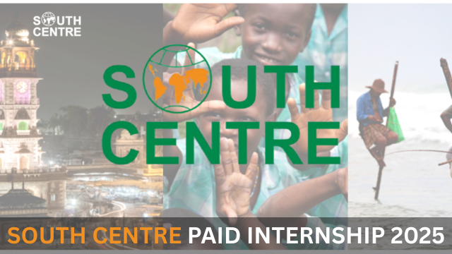 South Centre Paid Internship 2025