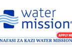Water Mission Vacancies May 2025