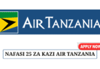 Air Tanzania (ATCL) 25 Vacancies June 2025