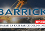Barrick Tanzania Gold Corporation Vacancies 2025