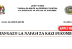 Bukombe District Council Vacancies June 2025