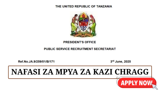 CHRAGG Vacancies at PSRS June 2025