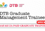 Diamond Trust Bank Graduate Management Trainee Programme 2025