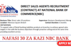 Direct Sales Agent at NBC Bank Morocco Branch June 2025