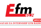 EFM Radio Internship Opportunities June 2025