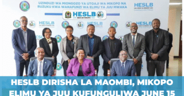 HESLB Dirisha la Maombi Kufunguliwa Juni 15 hadi Agosti 31