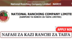 Kampuni ya Ranchi za Taifa Limited (NARCO) Vacancies June 2025