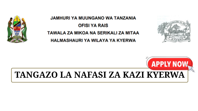 Kyerwa District Council Vacancies July 2025