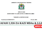MDAs & LGAs 2326 Vacancies June 2025