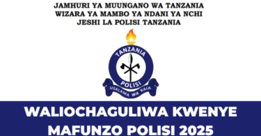 Majina Waliochaguliwa Polisi