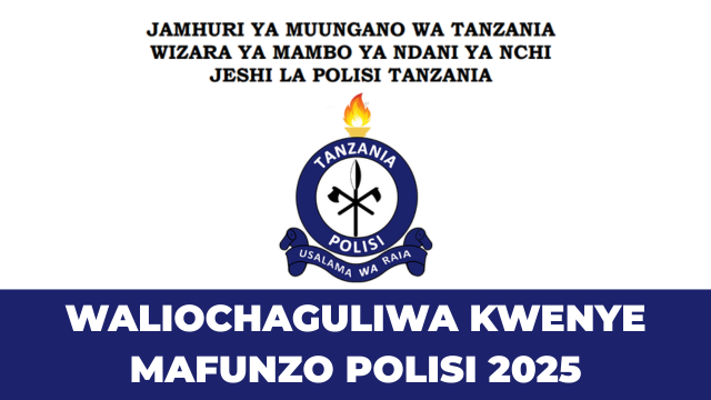 Majina Waliochaguliwa Polisi