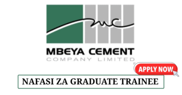 Mbeya Cement Technicians and Graduate Trainee June 2025Mbeya Cement Technicians and Graduate Trainee June 2025