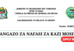 Moshi District Council Vacancies June 2025