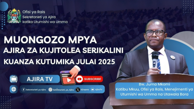 Muongozo Mpya wa Ajira za Kujitolea Serikalini Kuanza Kutumika Julai 2025