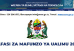 Nafasi za Mafunzo ya Ualimu Elimu ya Awali na Msingi 20252026
