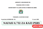 PSRS 6732 Job Vacancies at MDAs & LGAs June 2025
