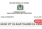 PSRS (Utumishi) Various Institutes Vacancies June 2025