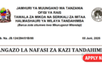 Tandahimba District Council Vacancies June 2025
