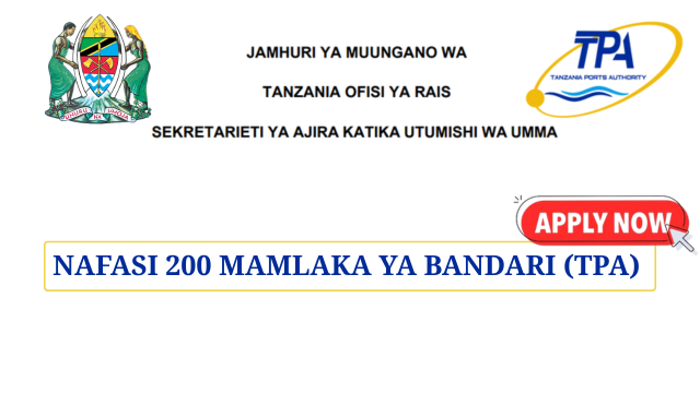 Tanzania Ports Authority (TPA) Vacancies June 2025