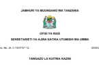 Utumishi Call for Work June 2025