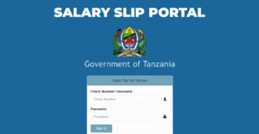Watumishi salary slip Online Portal How to Login & Register