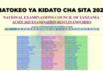 Form Six NECTA Results Are Out Today! How to Check here