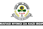 IRDP Vacancies July 2025