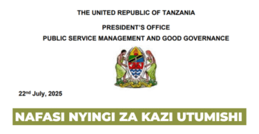 SADC Utumishi New Vacancies July 2025