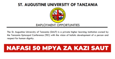 St. Augustine University of Tanzania (SAUT) New Vacancies July 2025