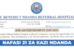 St. Benedict Ndanda Referral Hospital Volunteers Vacancies 2025