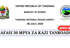 TANROADS 30 New Vacancies July 2025