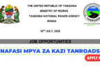 TANROADS Iringa New Vacancies July 2025
